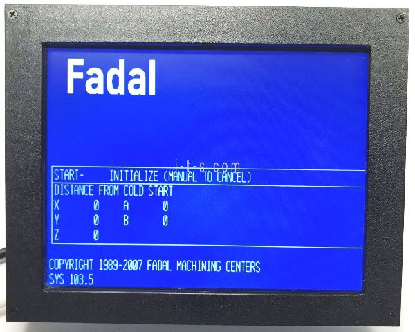 Fadal LCD Display, 12.1" MP Pendant with Color VGA Kit